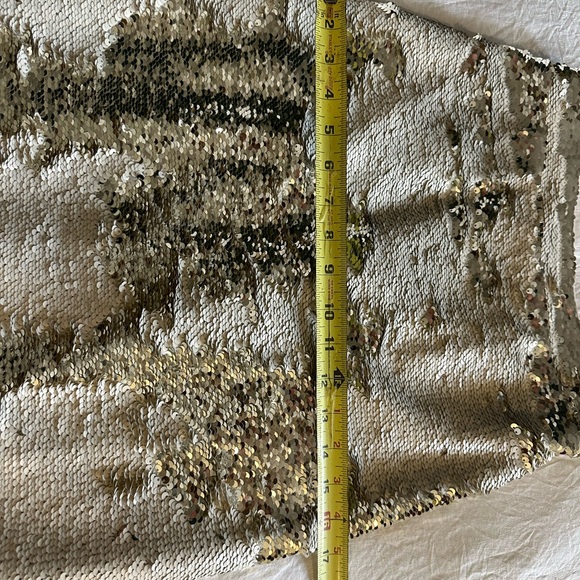 Anthropologie Hutch Golden Sequin Pencil Skirt - Picture 8 of 8